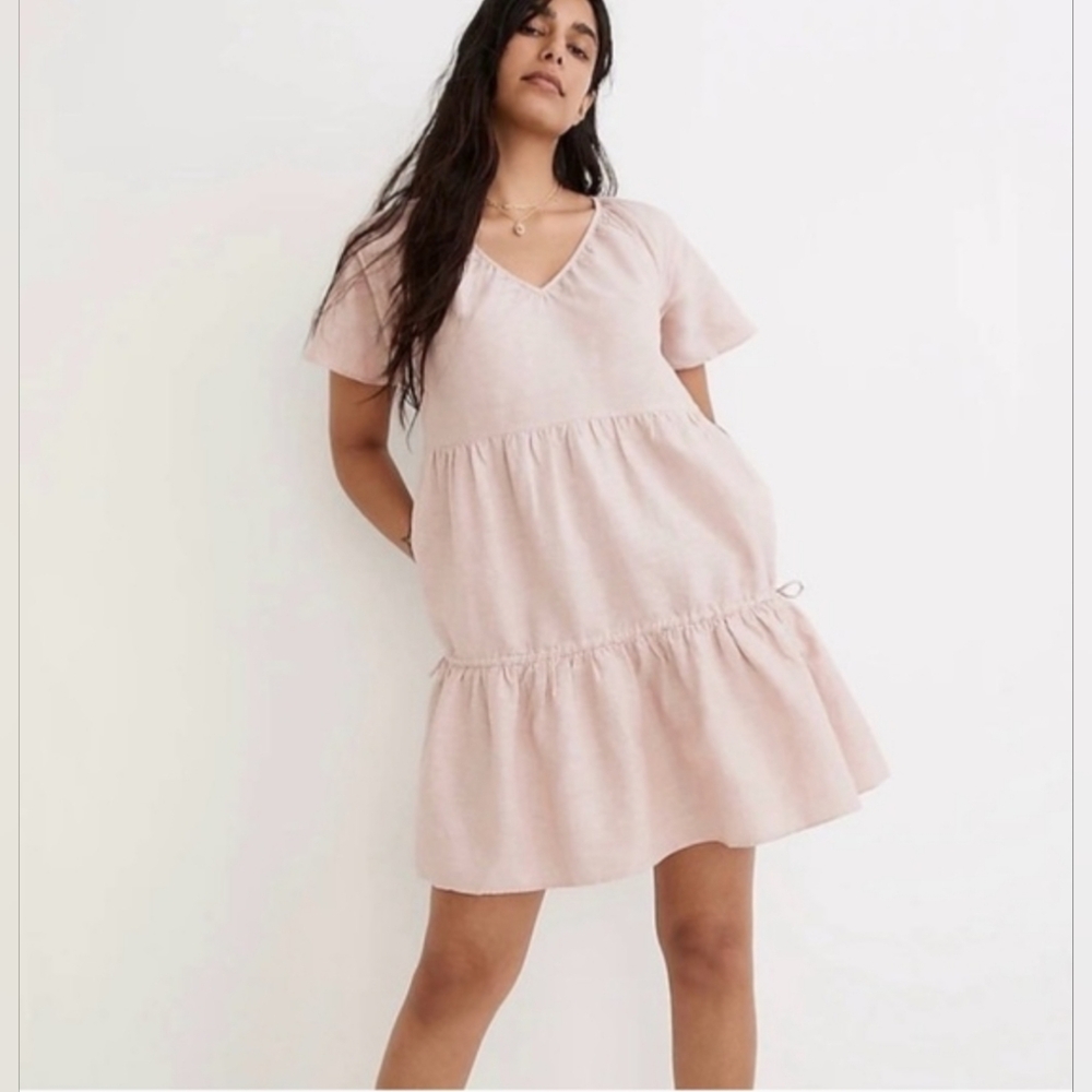 Madewell Soft Pink Mini Dress